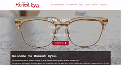 Desktop Screenshot of honesteyesonline.com
